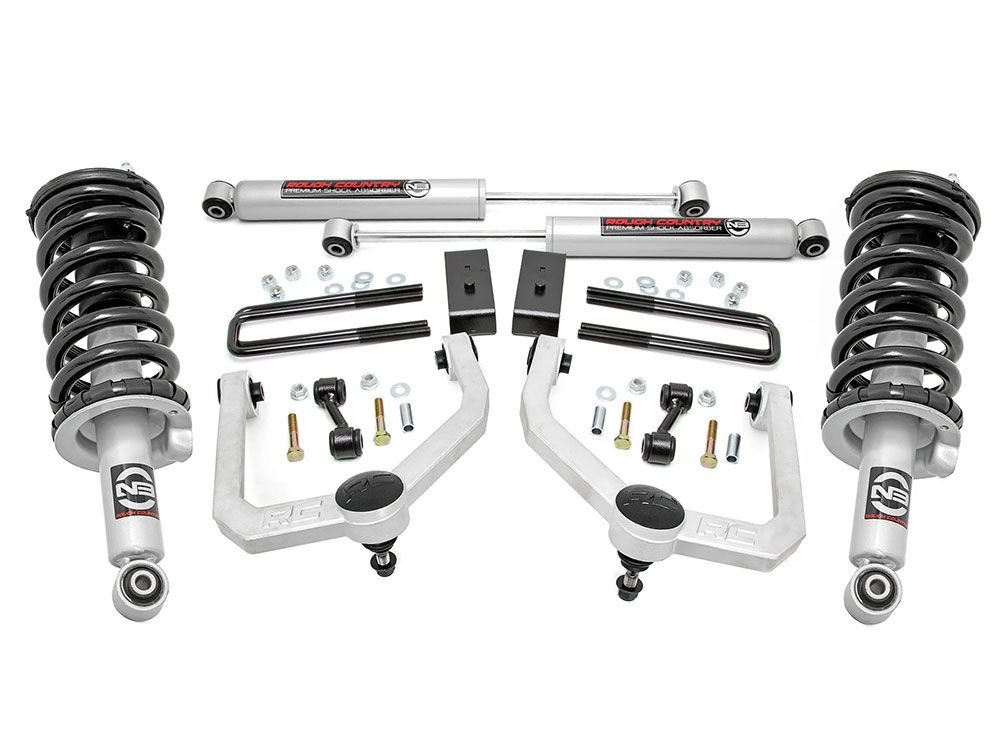 3" 2017-2024 Nissan Titan Lift Kit w/N3 Lifted Struts by Rough Country