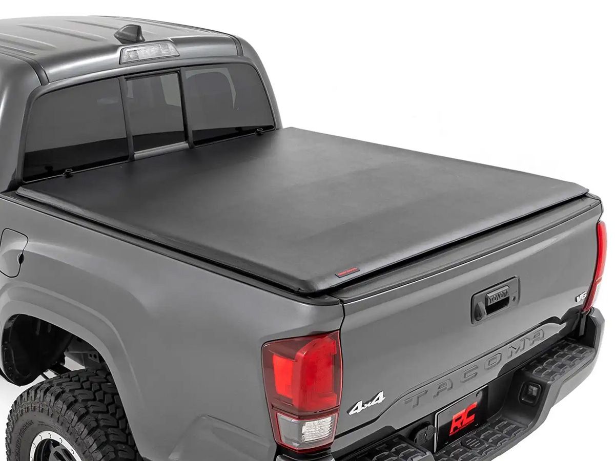 2016-2023 Toyota Tacoma (with 5' bed) Soft Roll-Up Tonneau Cover by Rough Country