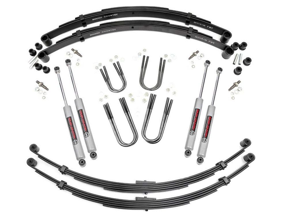 3" 1976-1983 Jeep Wagoneer 4WD Lift Kit (w/rear leaf springs) by Rough Country