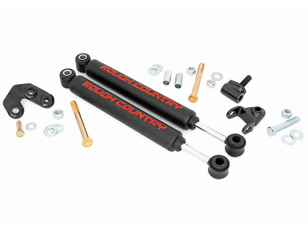 Cherokee XJ 1984-2001 Jeep -  Dual Steering Stabilizer Kit by Rough Country