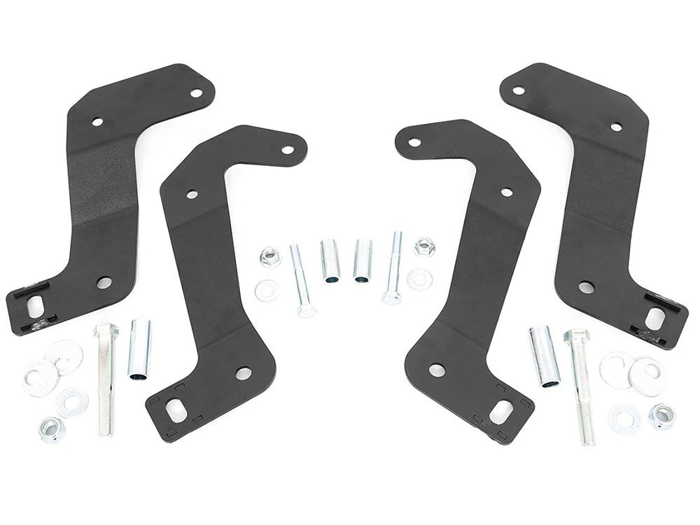 Jeep Wrangler JL (2-door) 2018-2024 4wd Control Arm Relocation Brackets (front) by Rough Country