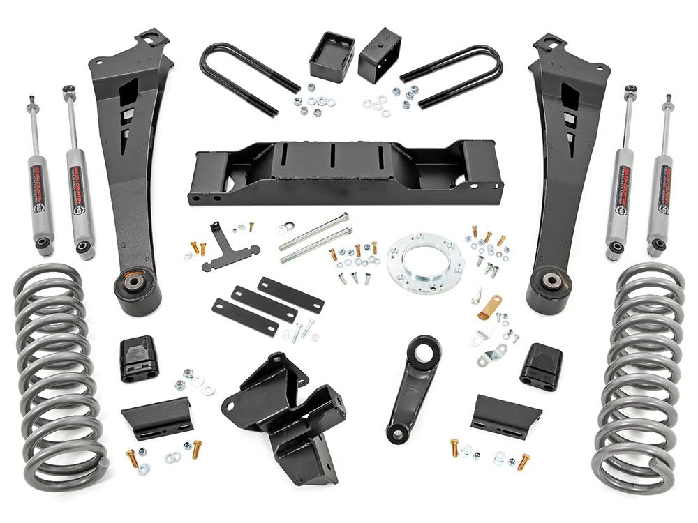 5" 2019-2024 Dodge Ram 3500 Diesel 4WD Radius Arm Suspension Lift Kit by Rough Country