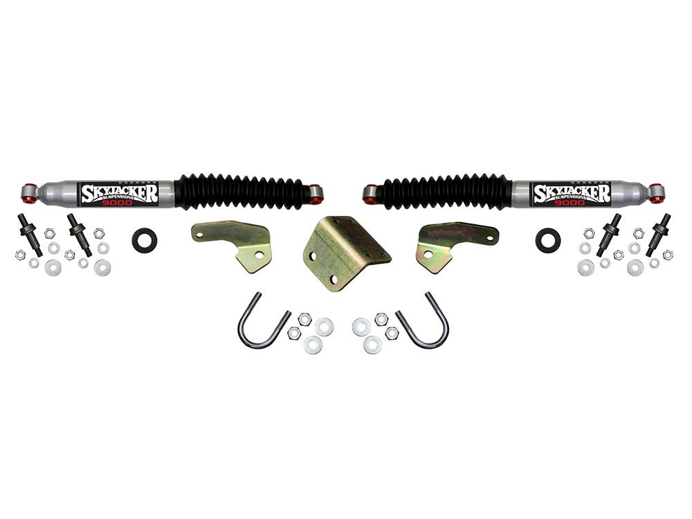 Silverado 2500HD/3500HD 2011-2019 Chevy/GMC 4WD w/ 4-8" Lift Dual Steering Stabilizer Kit by Skyjacker