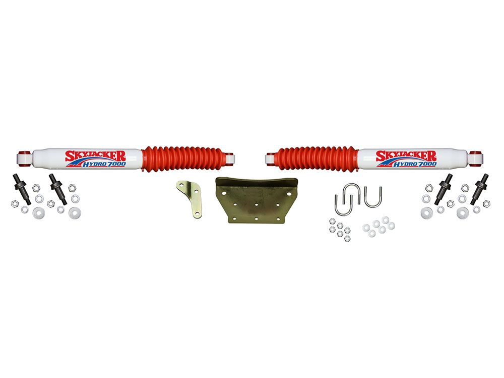 Excursion 2000-2005 Ford 4WD Dual Steering Stabilizer Kit by Skyjacker