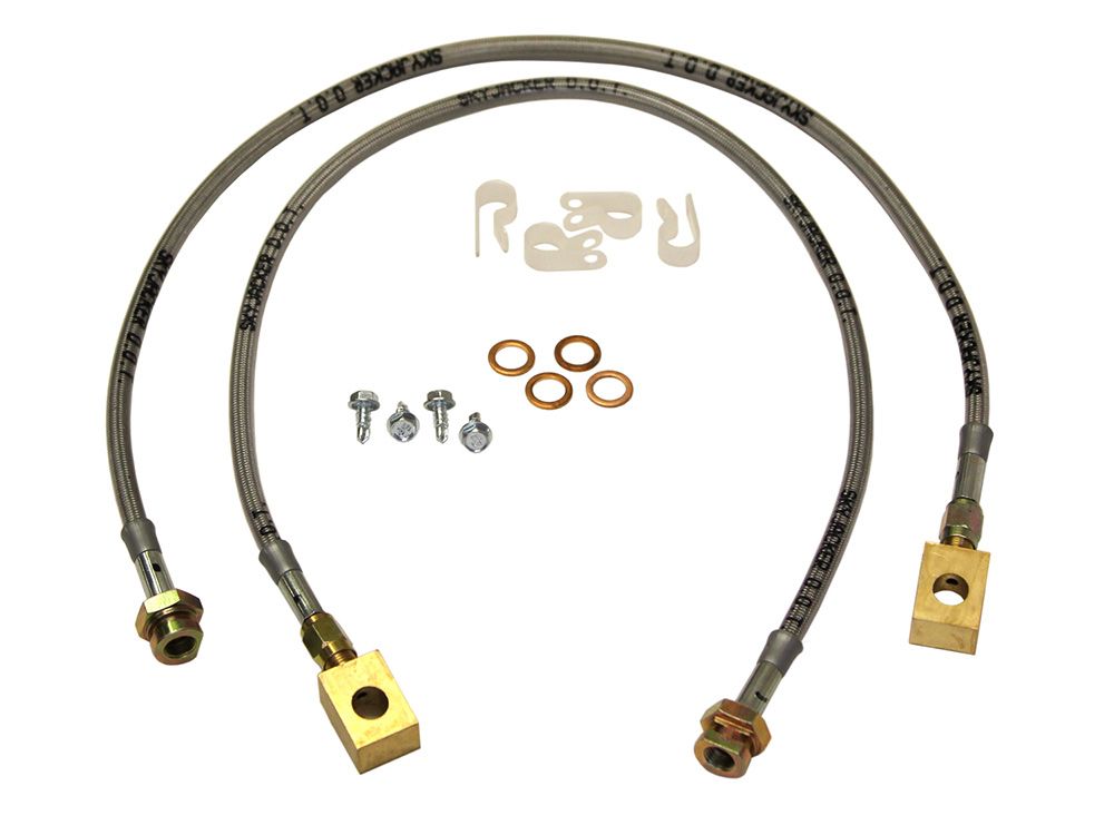 1500/2500 Pickup 1988-1998 Chevy/GMC 4wd (w/ 4-6" Lift) - Front Brake Lines by Skyjacker