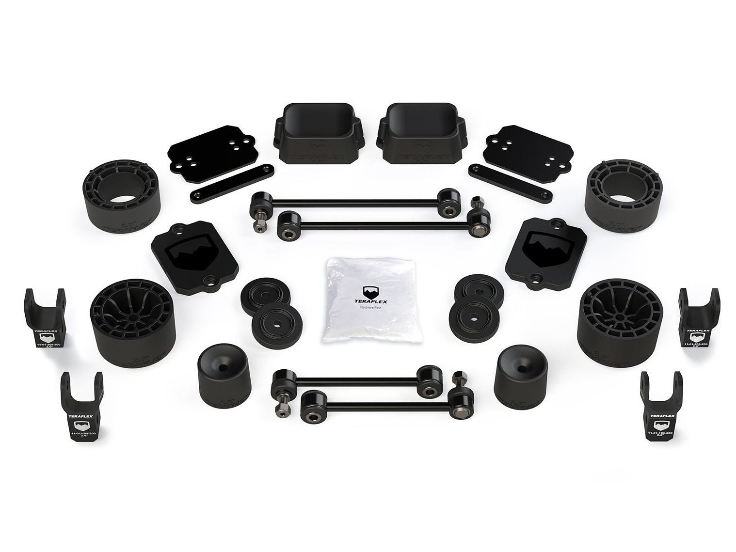 2.5" 2018-2023 Jeep Wrangler JL 4WD Performance Spacer Lift Kit by Teraflex