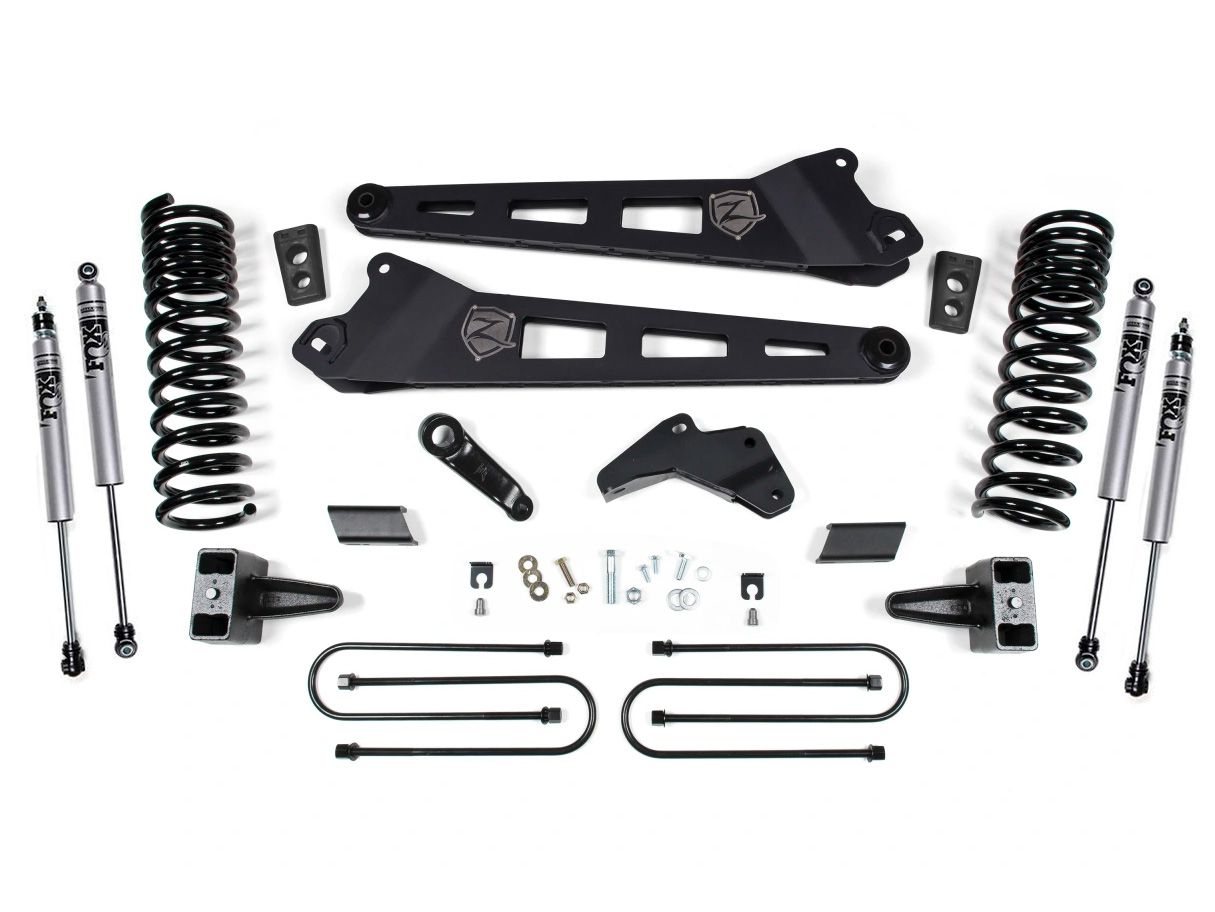 6.5" 2013-2018 Dodge Ram 3500 4WD (w/diesel engine) Radius Arm Lift Kit by Zone