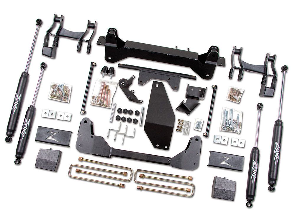 6" 1988-1998 GMC 1500 Pickup 4WD IFS Lift Kit by Zone