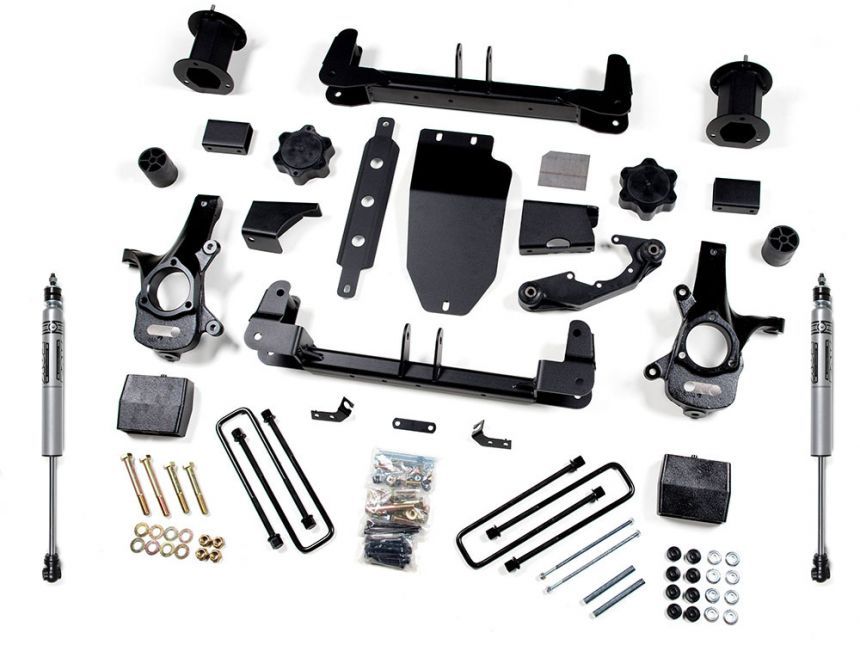 6.5" 2014-2018 Chevy Silverado 1500 4WD (w/cast steel factory arms) - Lift Kit by Zone