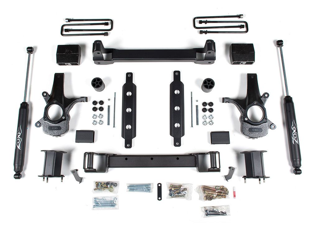 4.5" 2014-2018 Chevy Silverado 1500 2WD (w/cast steel factory arms) - Lift Kit by Zone