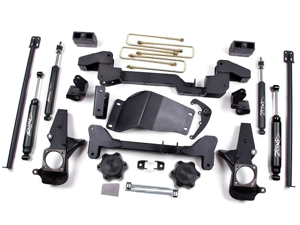 6" 2001-2010 Chevy Silverado 3500 4WD Lift Kit by Zone