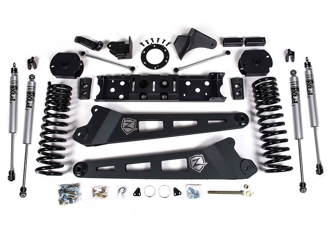 4.5" 2019-2024 Dodge Ram 2500 (w/Diesel Engine) 4WD Radius Arm Lift Kit by Zone