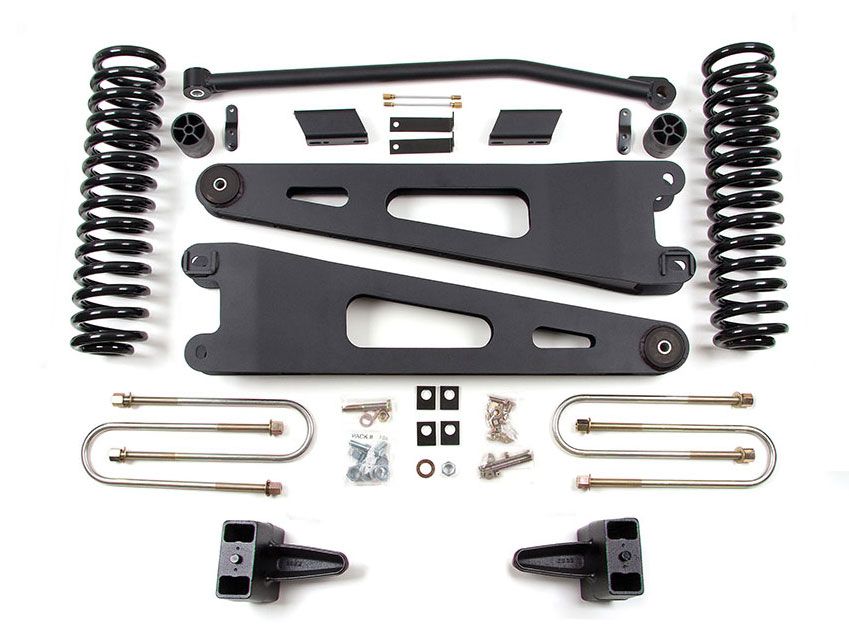 4" 2008-2010 Ford F250/F350 4WD Radius Arm Lift Kit by Zone