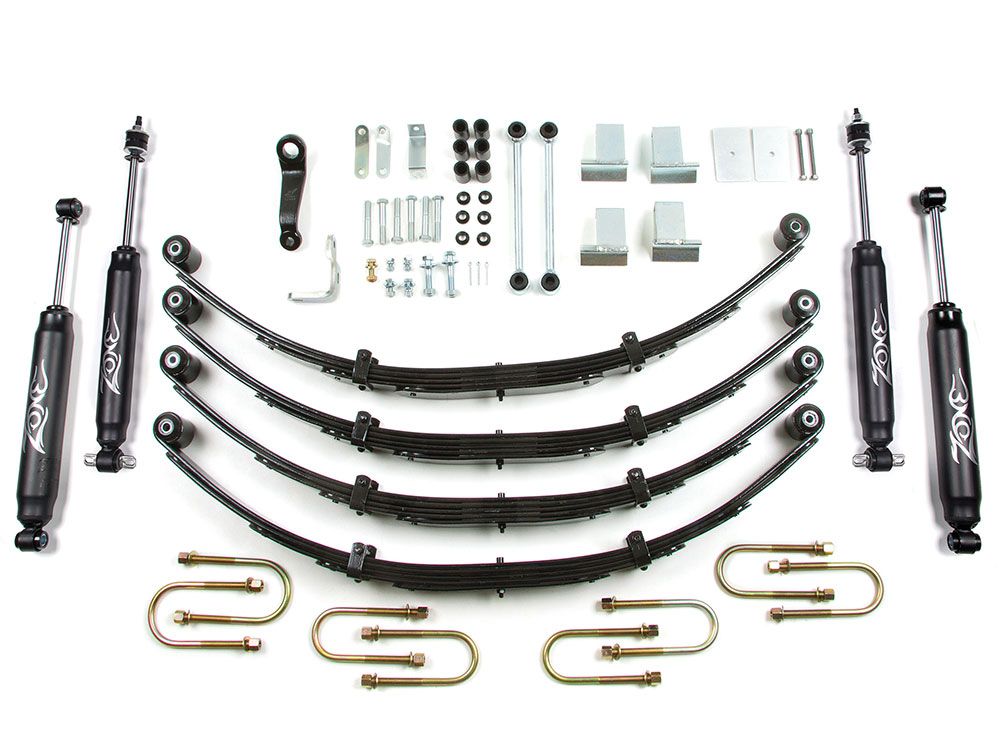 4" 1987-1995 Jeep Wrangler YJ 4WD Lift Kit by Zone