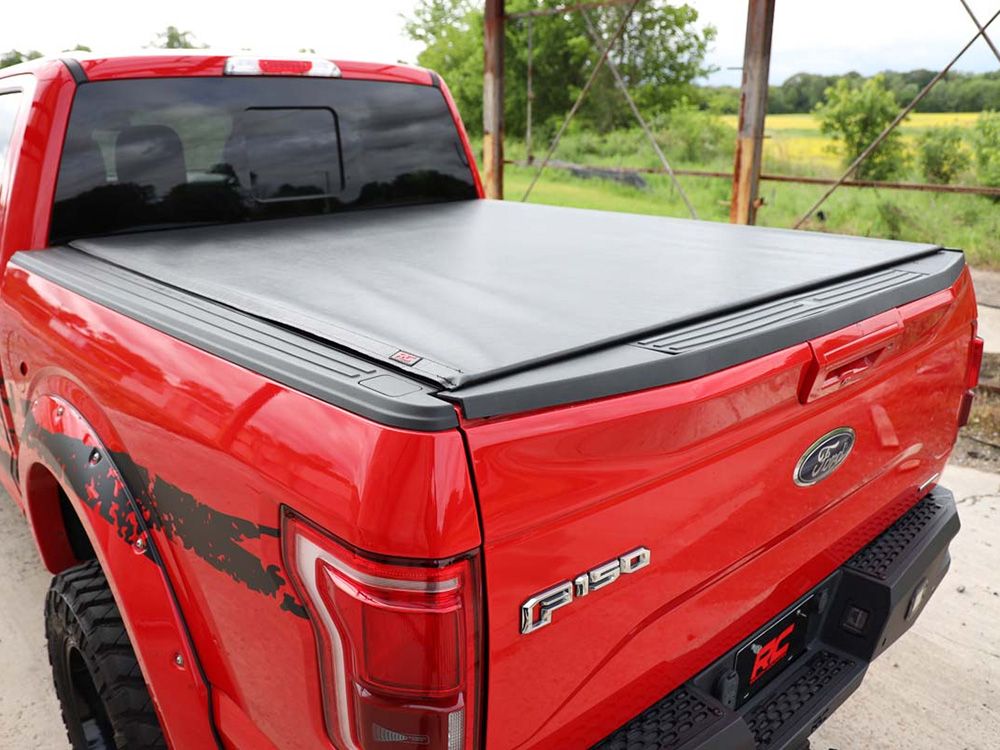 Rough Country 48419550 2007-2021 Toyota Tundra 4wd & 2wd Soft Roll-Up ...