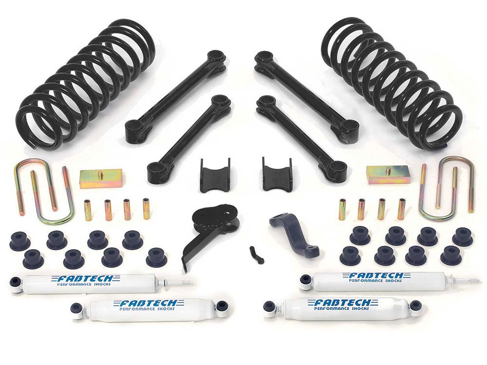 Fabtech K3037 4.5" 2009-2013 Dodge Ram 3500 Dsl 4WD Lift Kit W/ Shocks ...