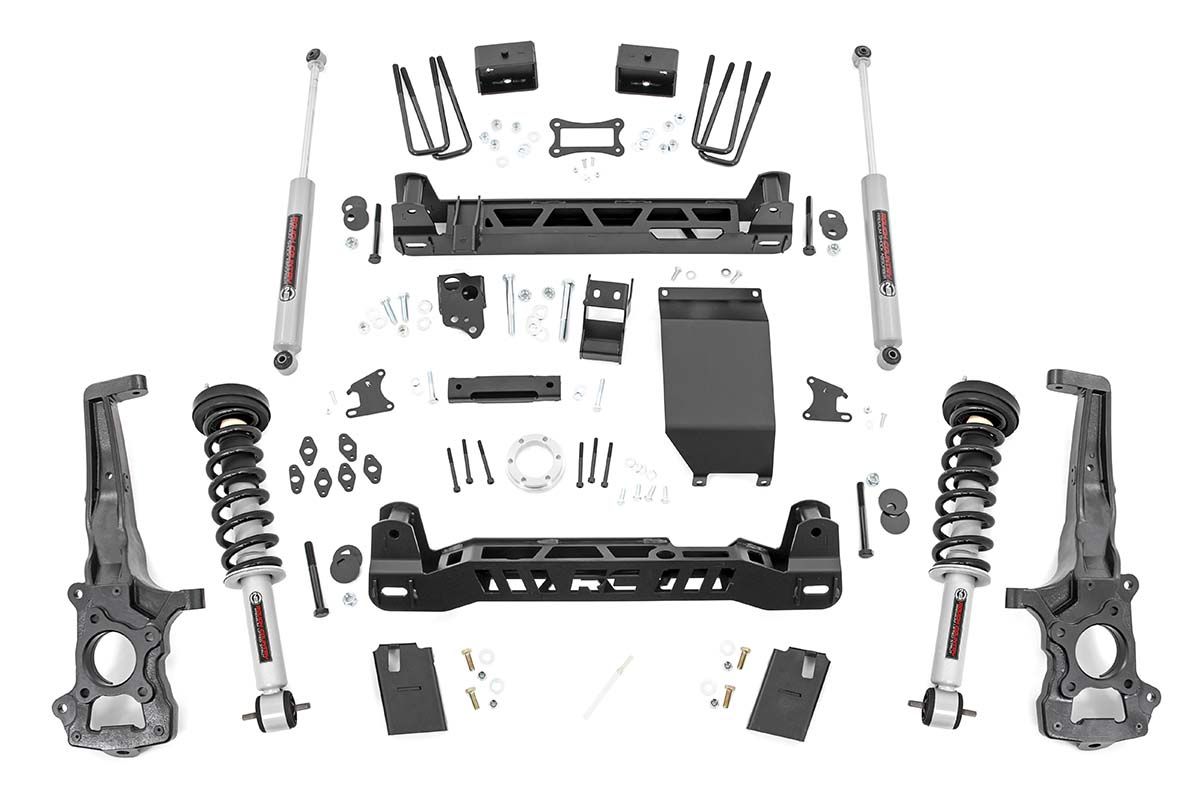 Rough Country 3.5 Lift Kit (fits) 2019-2020 Ranger 4WD | Upper Control  Arms | Suspension System | 50000