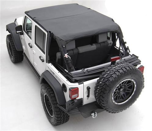 Smittybilt 94635 JK 2010-2018 Jeep Unlimited Black Diamond Extended Top (4  dr) | Jack-It